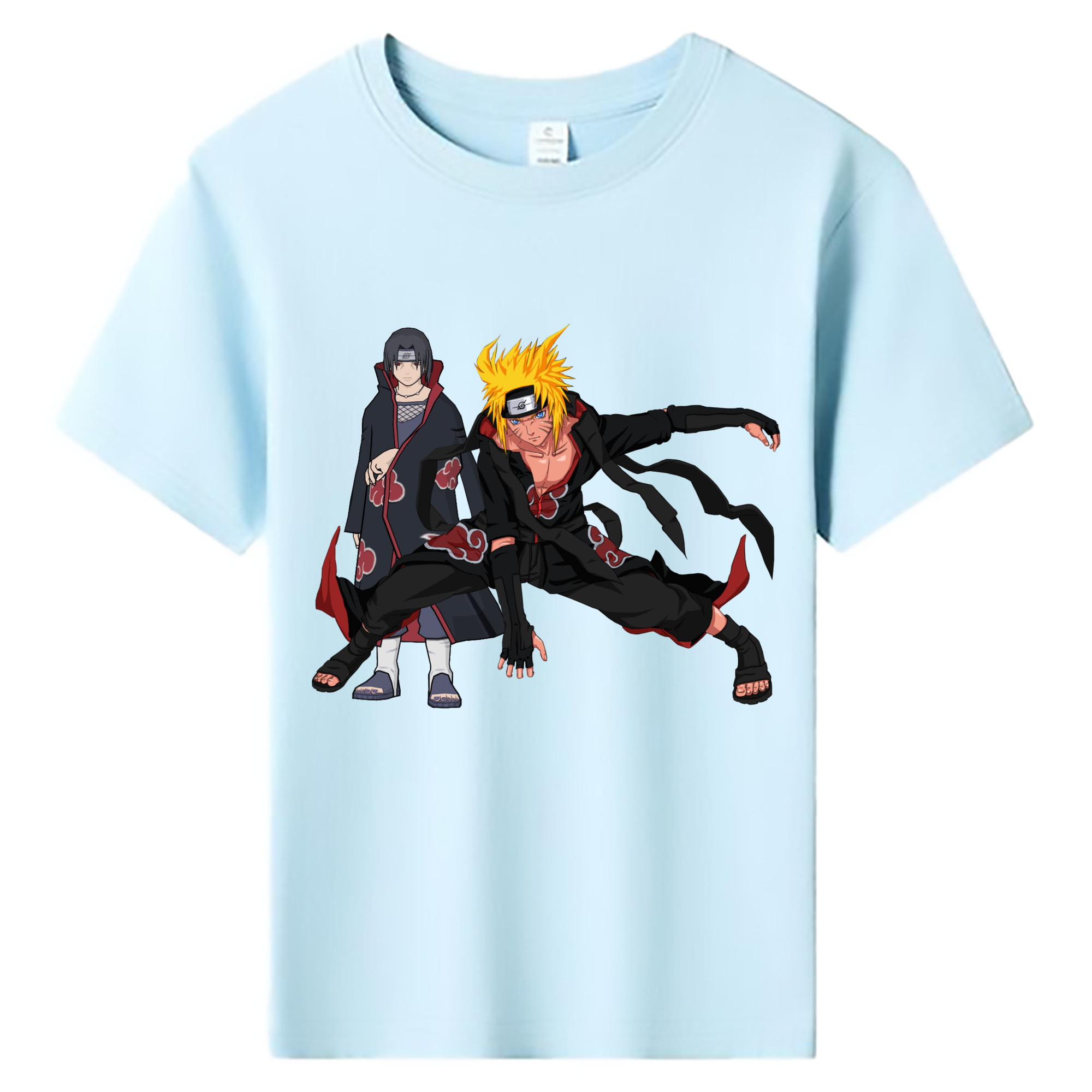 （画像用） NARUTO -ナルト- うずまき ナルト Uzumaki Naruto 綿100％キッズTシャツ（フロントプリント）